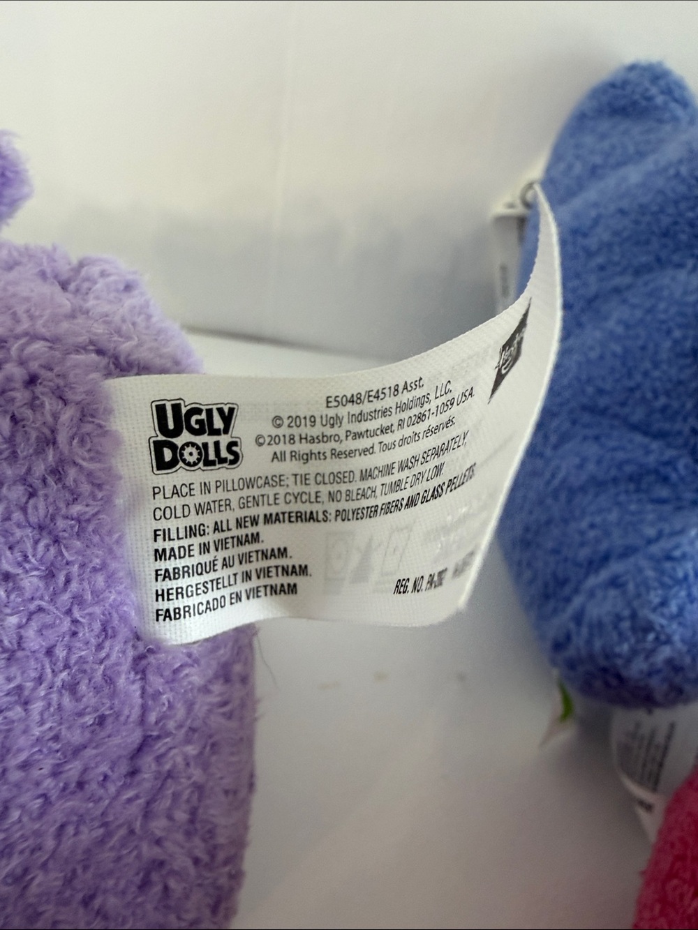 Ugly Doll Lot of Three. Purple, Blue, and Pink Plush Monsters. - Picture 6 of 11
